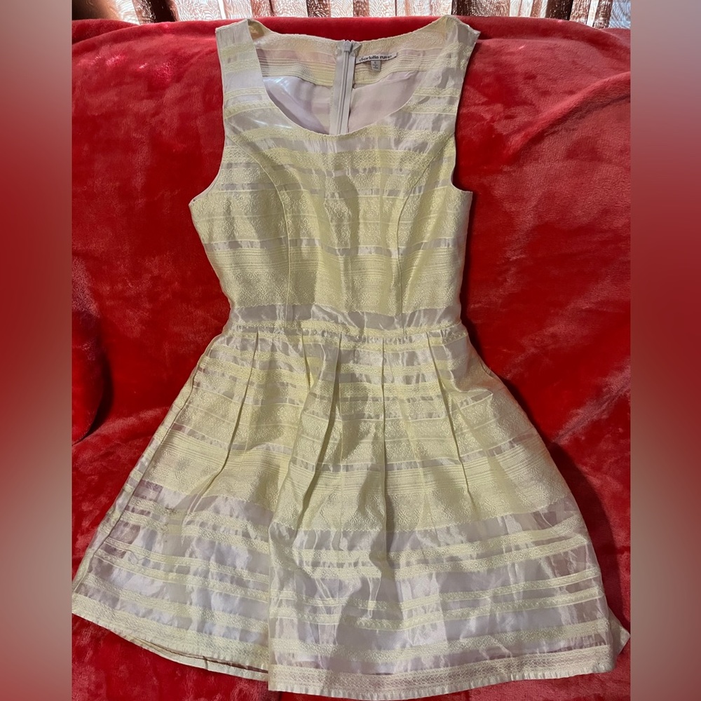 Charlotte Russe Yellow Dress small